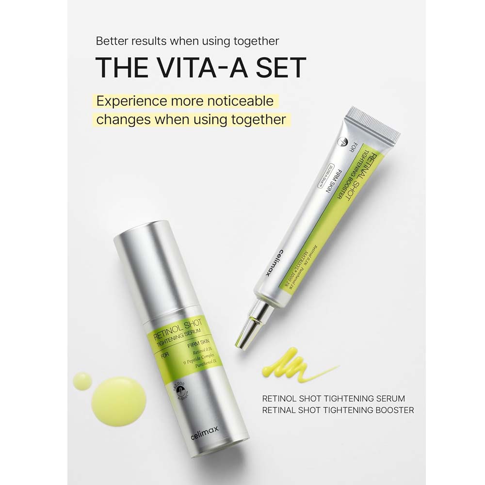 THE VITA-A Retinol Shot Tightening Serum. Potent
