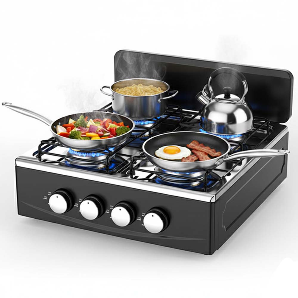 OE-441 European 4-Burner Gas Stove