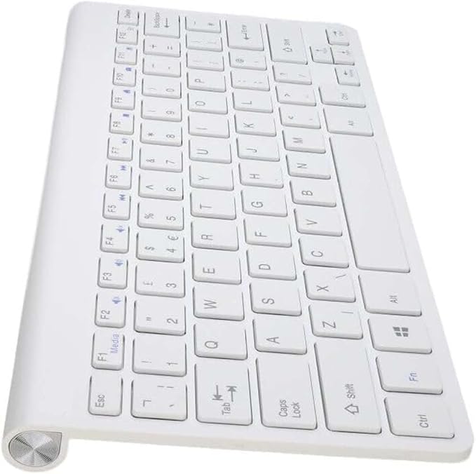 White Compact Wireless Keyboard