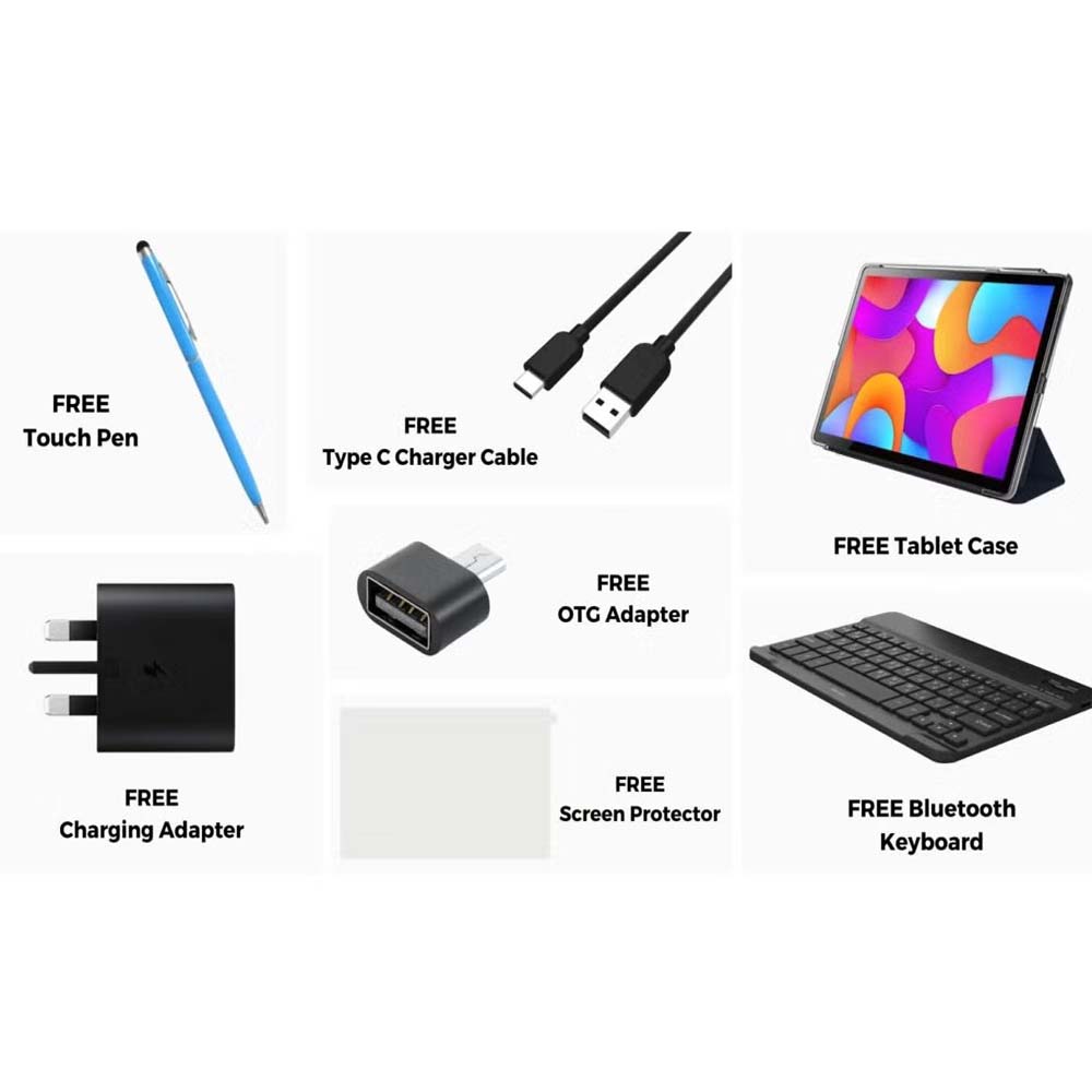 NEW TAB 12 Pro 10.1 Inch Android Tablet