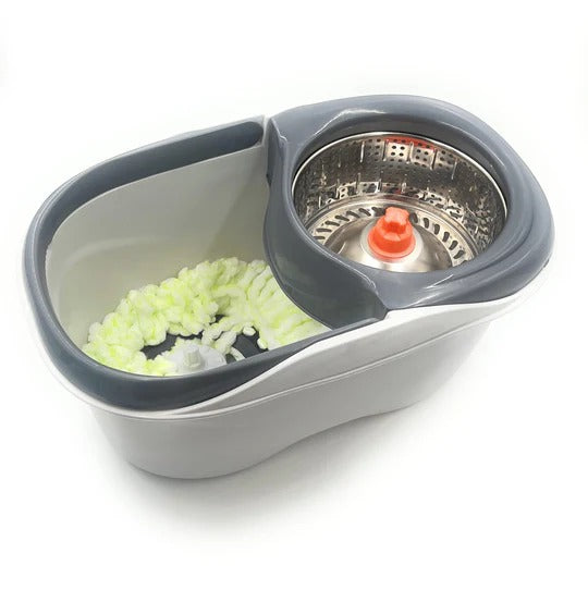 Clean Smart Spin Mop Twin Split Bucket