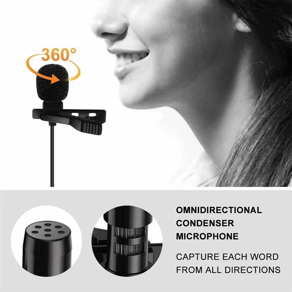 3.5mm Lavalier Microphone for Mobile Phone