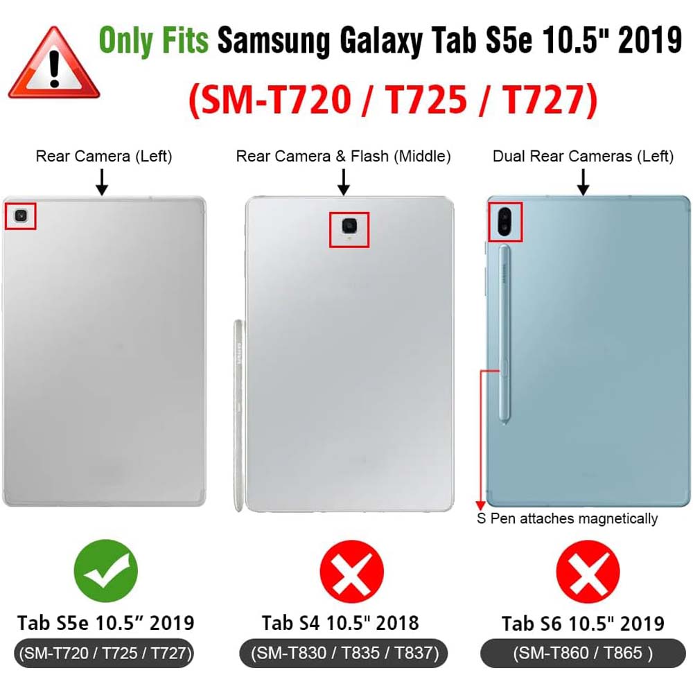360° Swivel PU Leather Cover