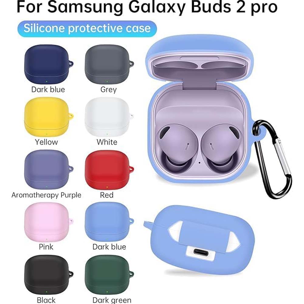 Silicone Case Compitable for Samsung Galaxy Buds 2 Pro/2/Pro/Live