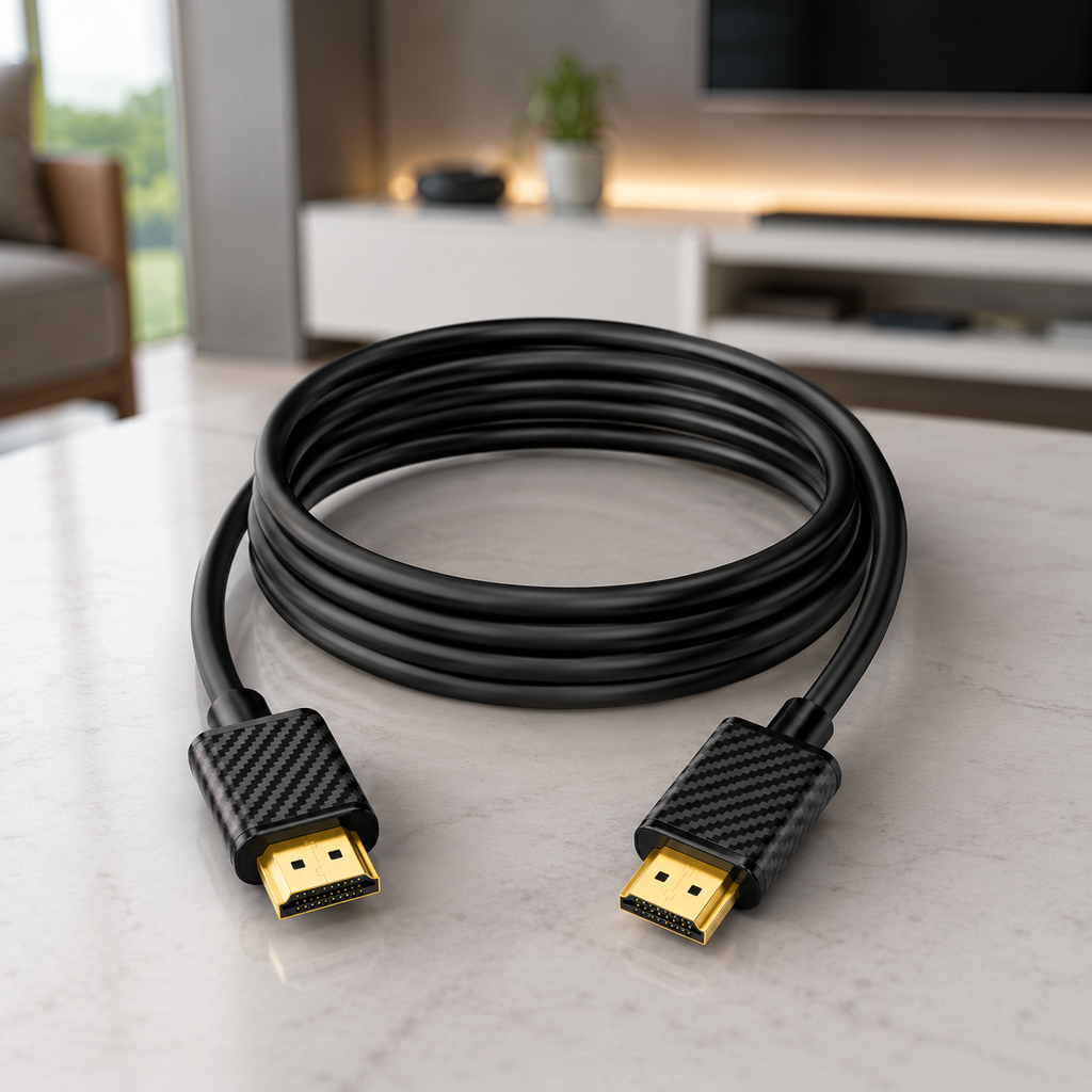 5 Meter 4K HD HDMI Audio Video Cable with Gold-Plated Connectors