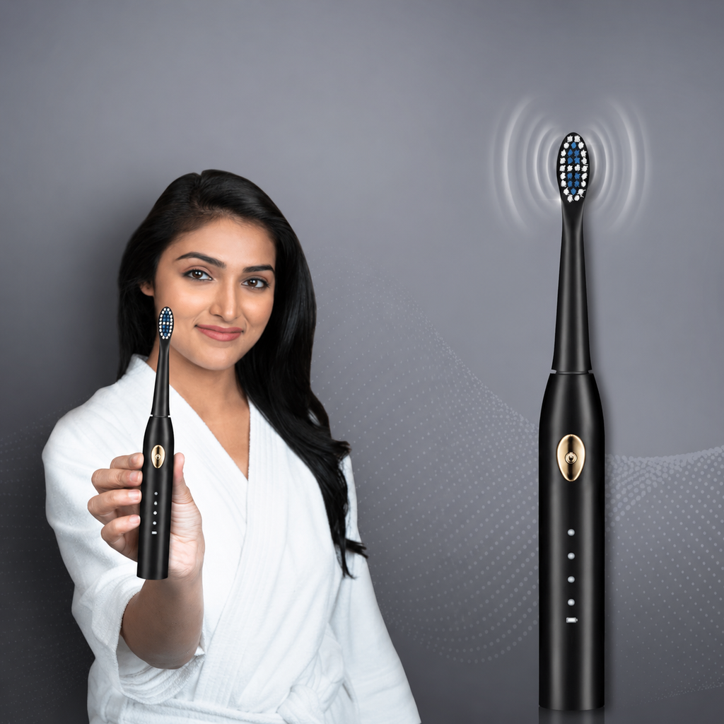 Electric Toothbrush for Adults with 5 Brushing Modes