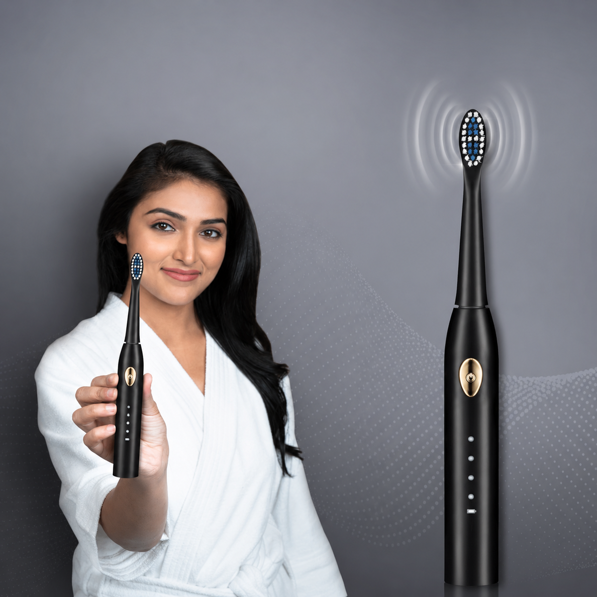 Electric Toothbrush for Adults with 5 Brushing Modes