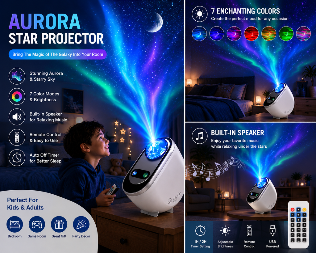 Galaxy Star Projector