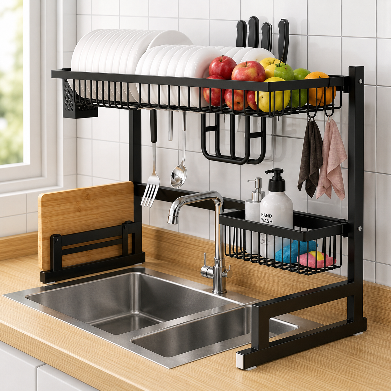 Over Sink Kitchen Shelf Storage Holders