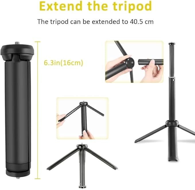 Live Set Fill Light Selfie Stick Tripod