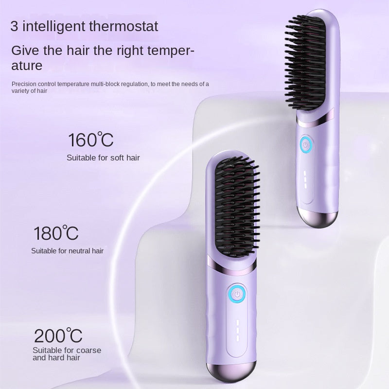 2-in-1 Electric Hair Styler Rotating Curling