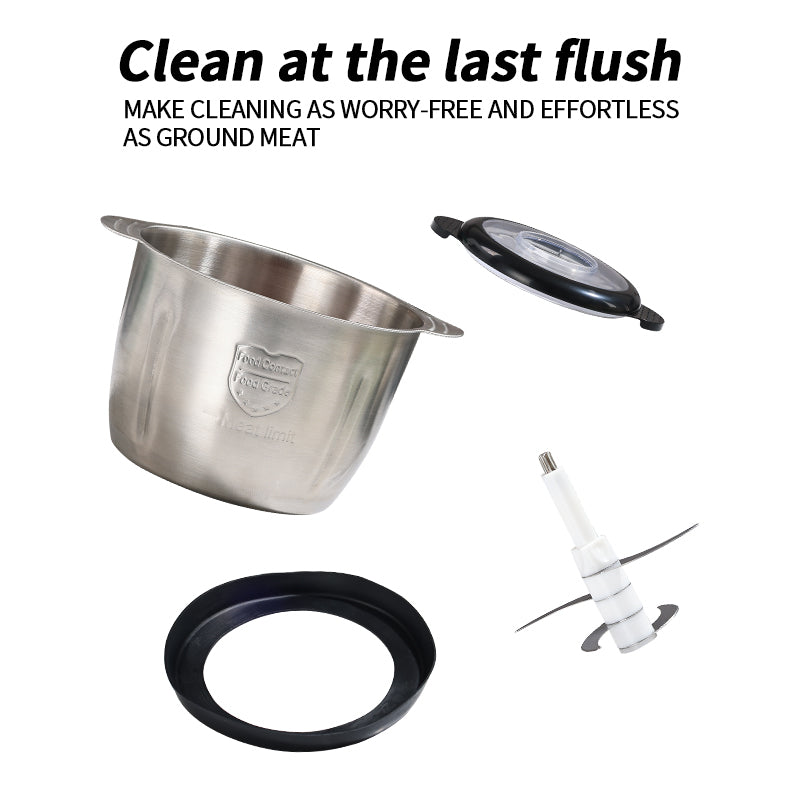 Stainless Steel Electric Blender & Meat Grinder