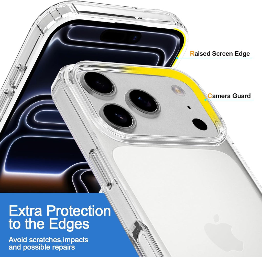 Crystal Clear Case for iPhone 17 Pro 6.3"