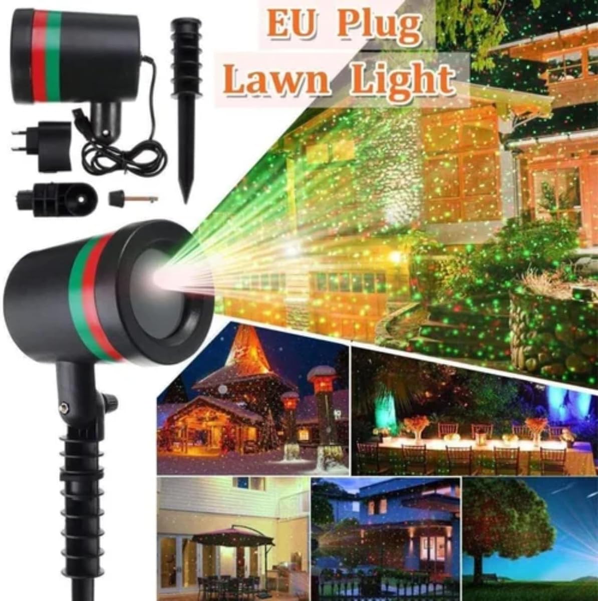 Indoor and Outdoor Laser Light Projector