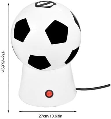 Football Popcorn Maker, 1200W Hot Air Popcorn
