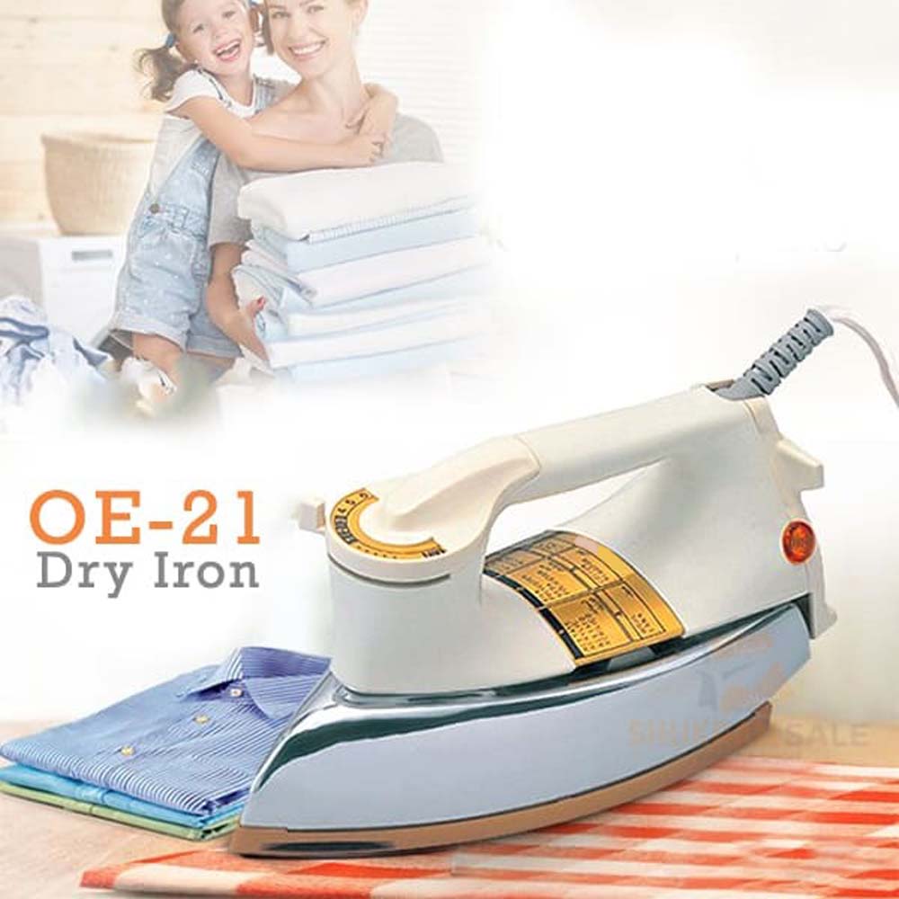 OE-21 Dry Iron with Teflon Coating