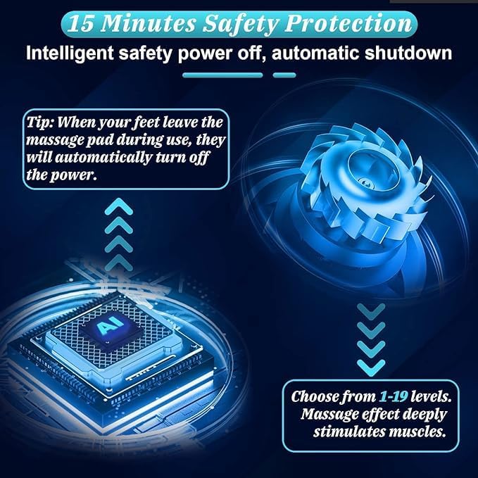 Electric EMS Foot Massager Pad
