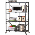 Adjustable 4-Layer Kitchen and Bedroom Storage Rack