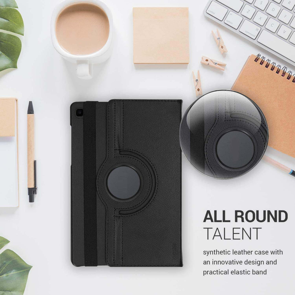 360° Rotating PU Leather Smart Cover