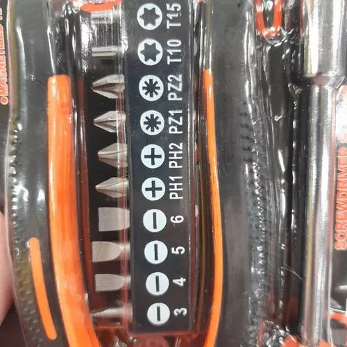 12-Piece Tool Kit | Compact Screwdriver Tool