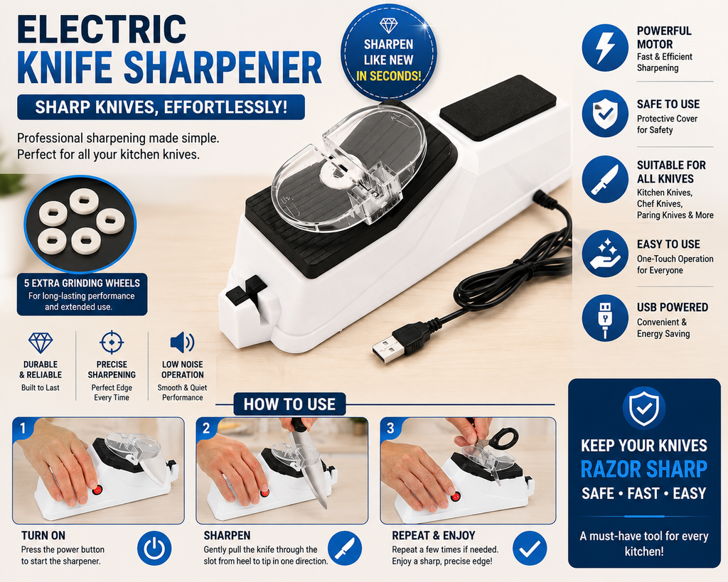Premium Electric Knife Sharpener
