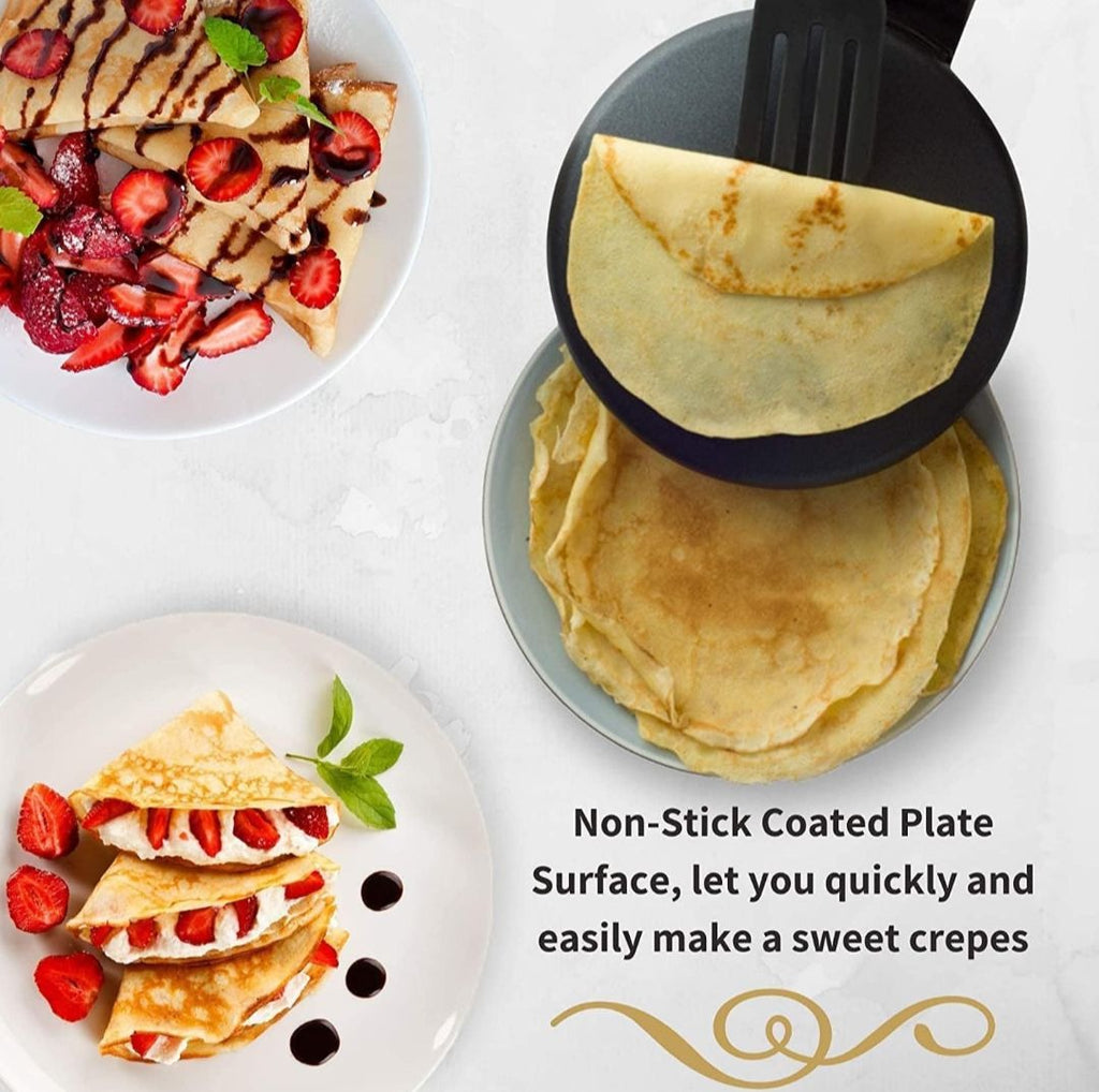 Electric Pancake & Crepe Maker with Auto