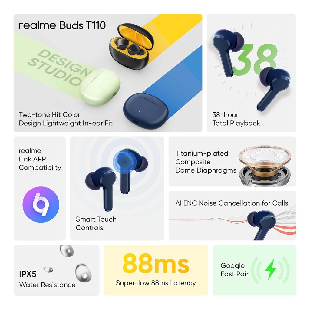 T100 Buds True Wireless Earbuds