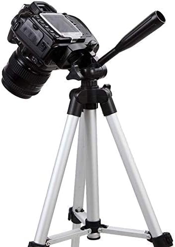 Black and Silver 50-Inch Camera Tripod Stand