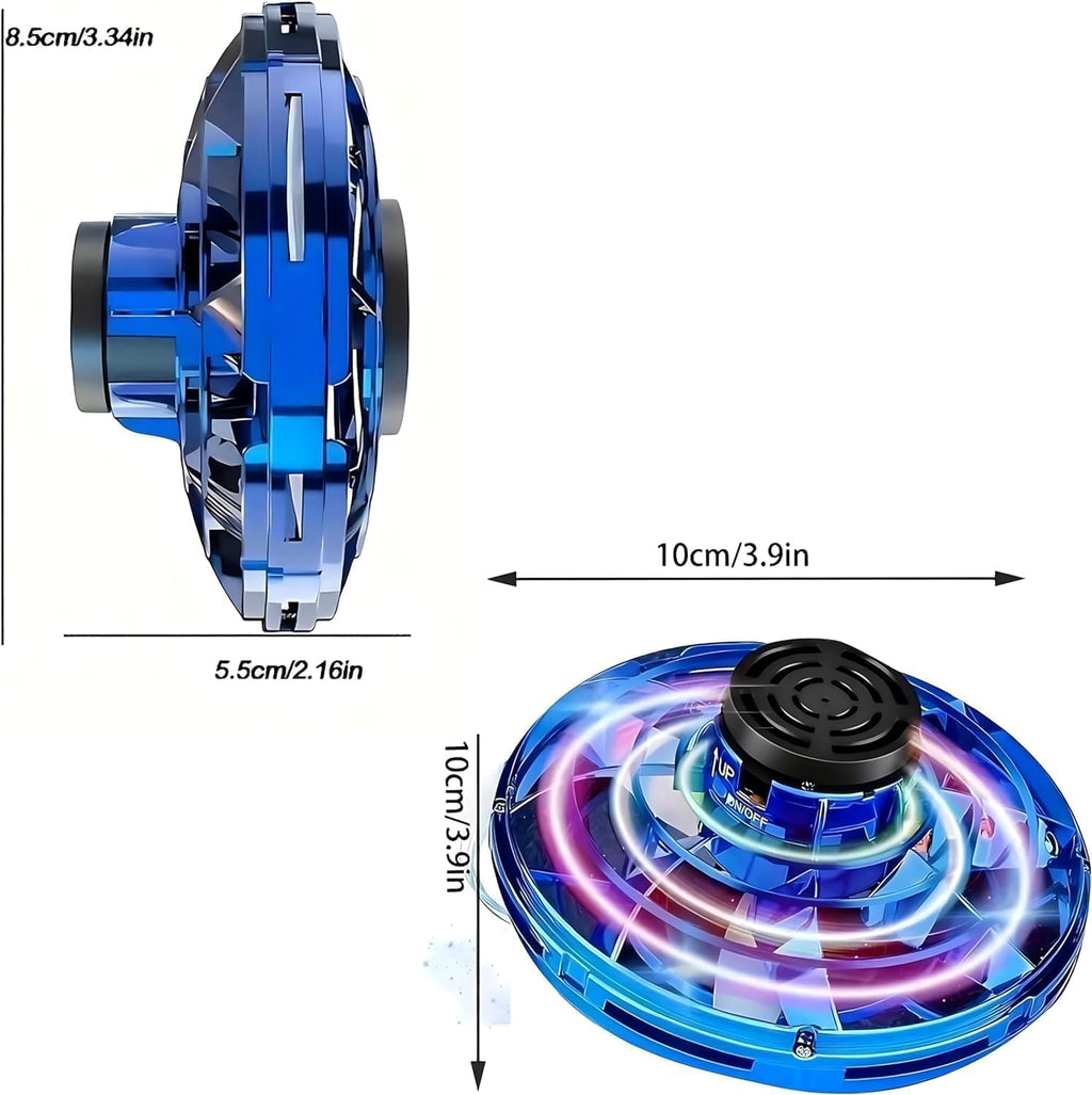 UFO Hand Controlled Mini Drone LED flying fidget spinner