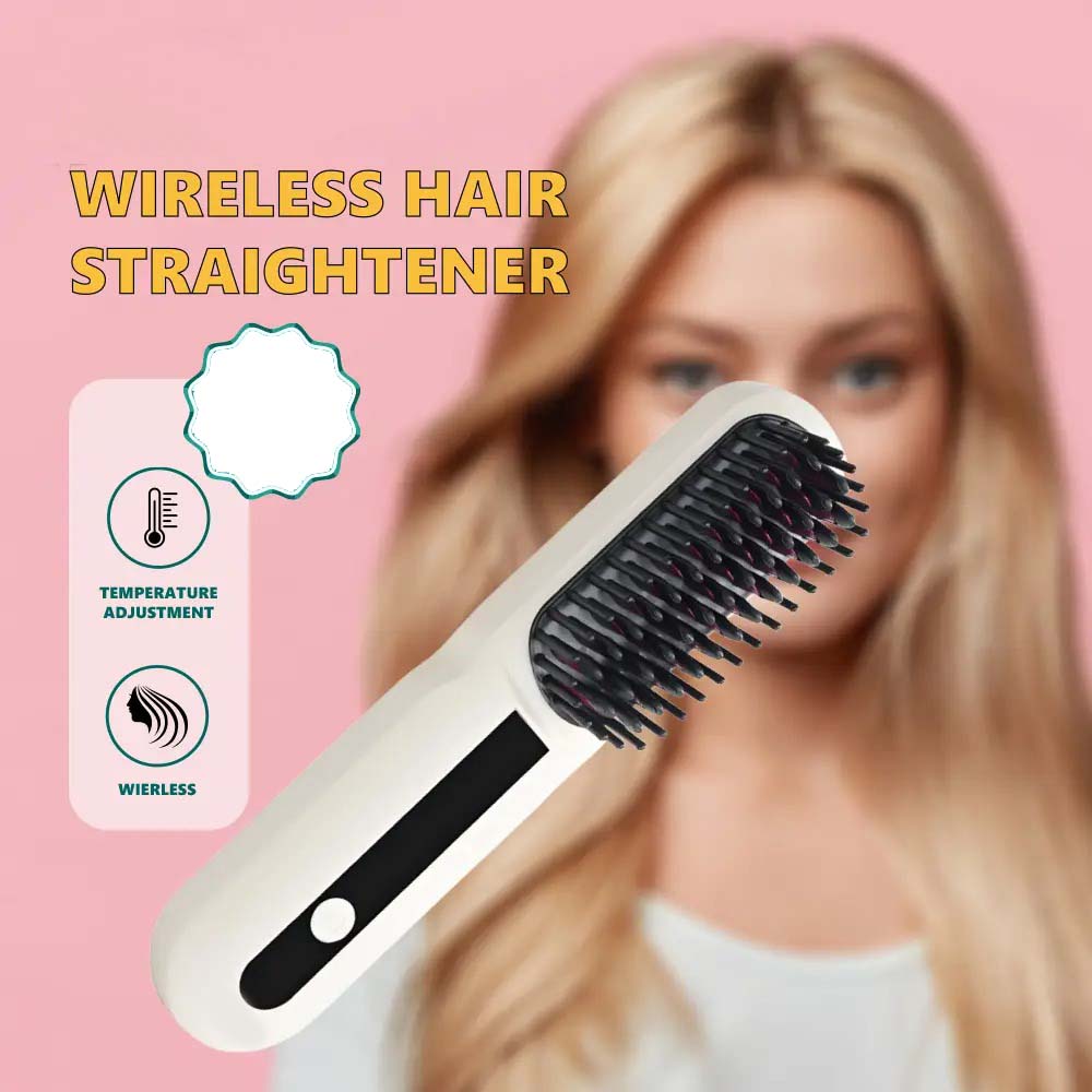 Cordless Hair Straightener Brush