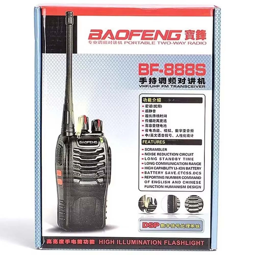 BF-888S UHF 400-470MHz Handheld Walkie-Talkie