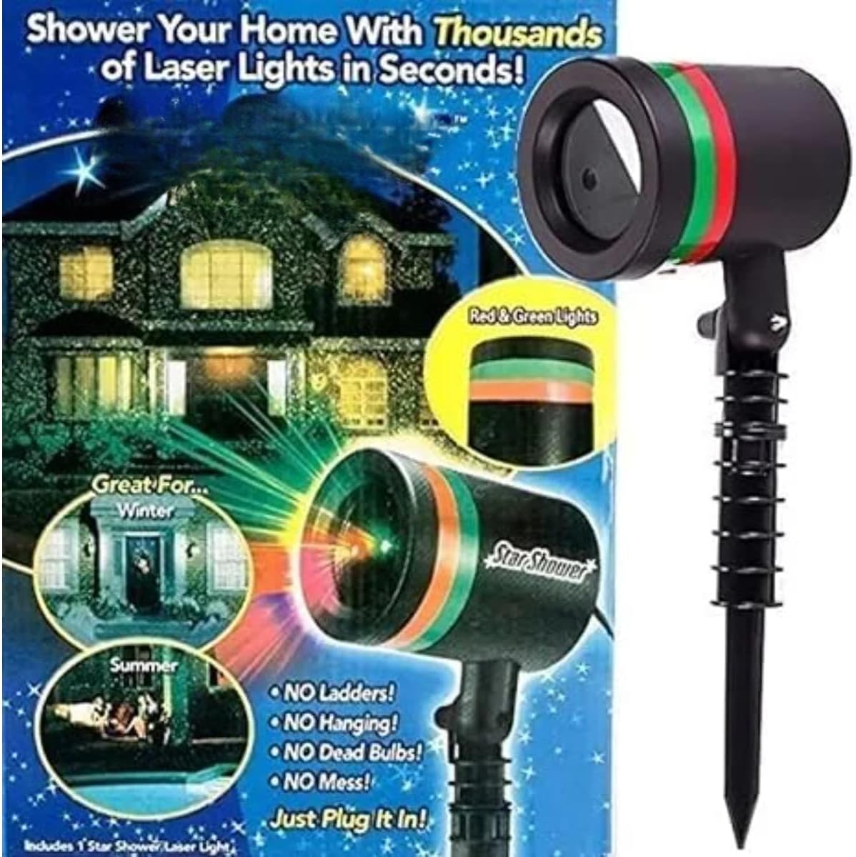 Indoor and Outdoor Laser Light Projector