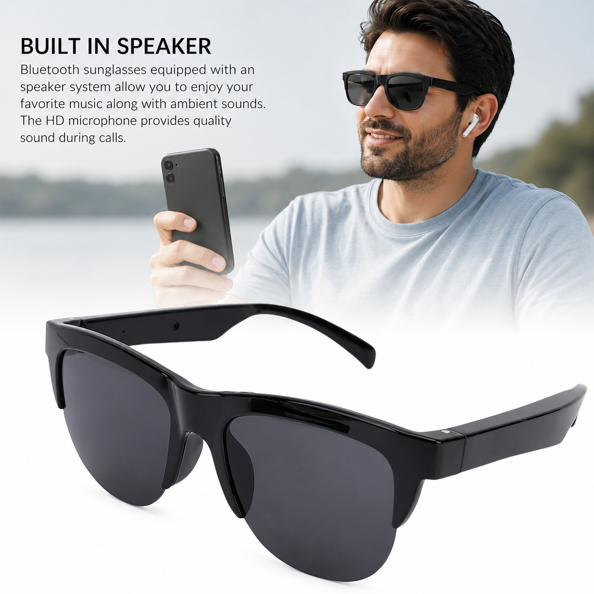 F06 Smart Glasses Bluetooth 5.4 Audio