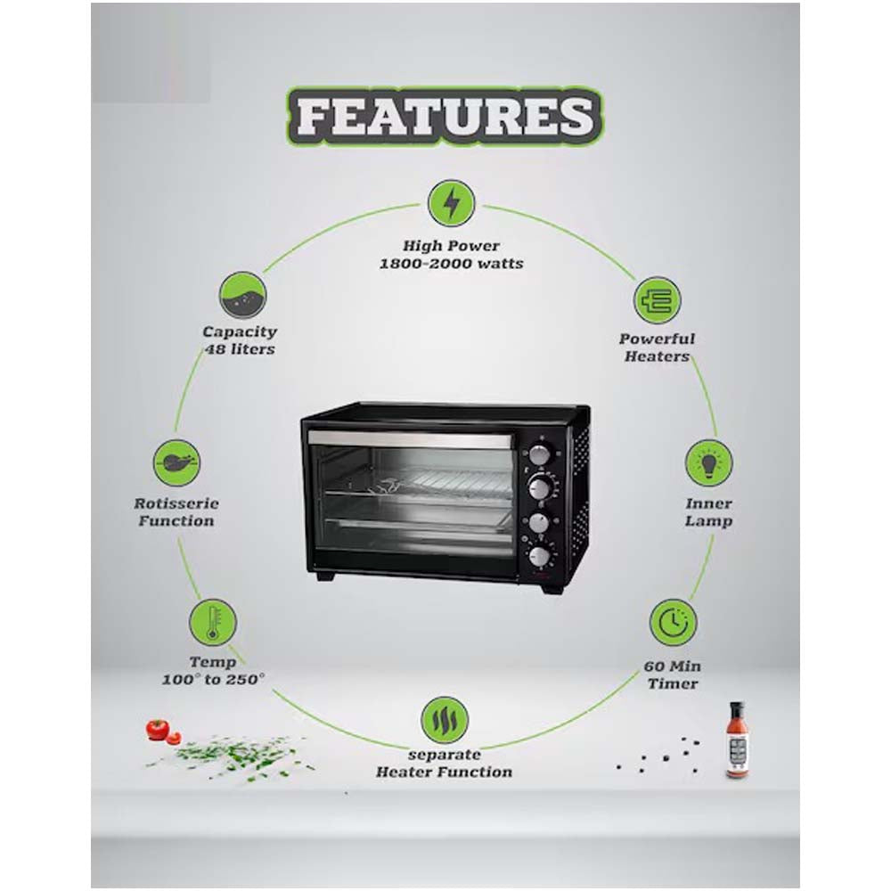 55L Electric Countertop Oven OE-1419