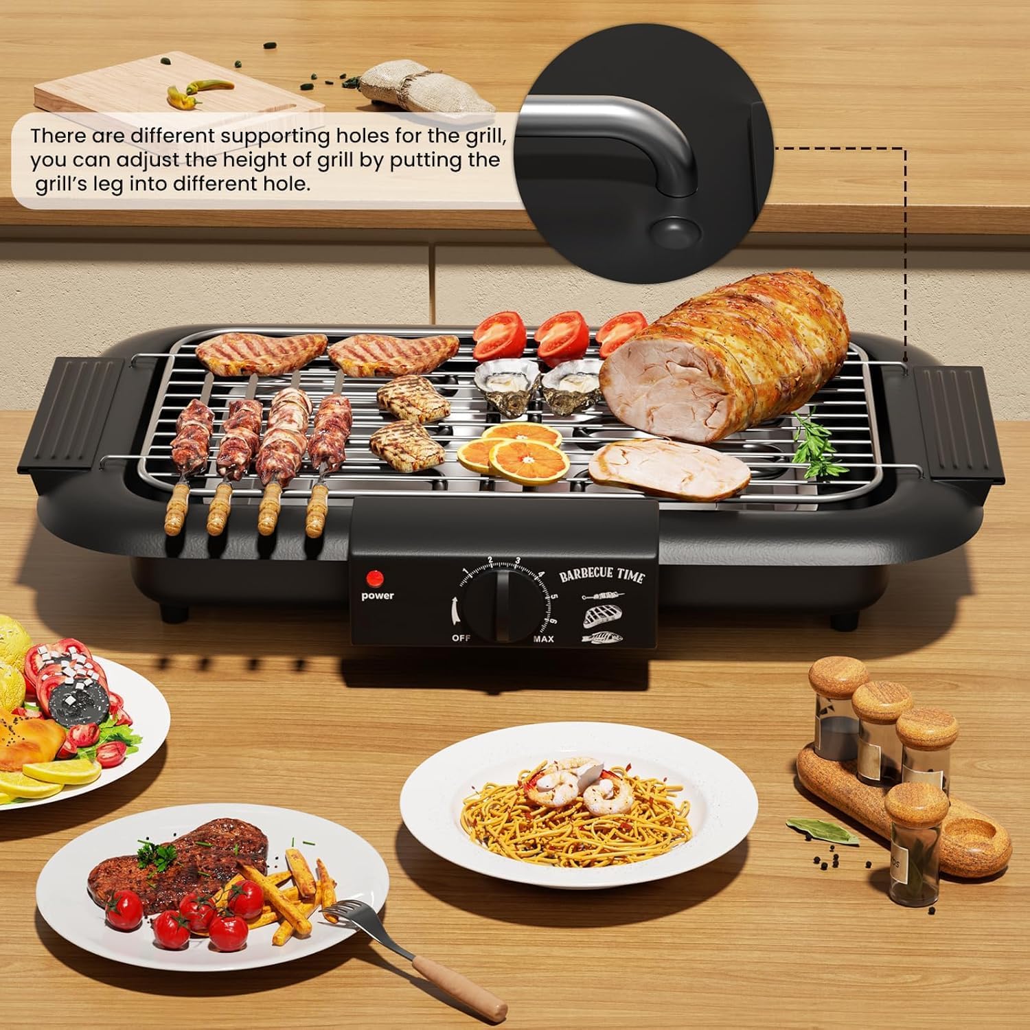 Smokeless Indoor/Outdoor Electric Gril
