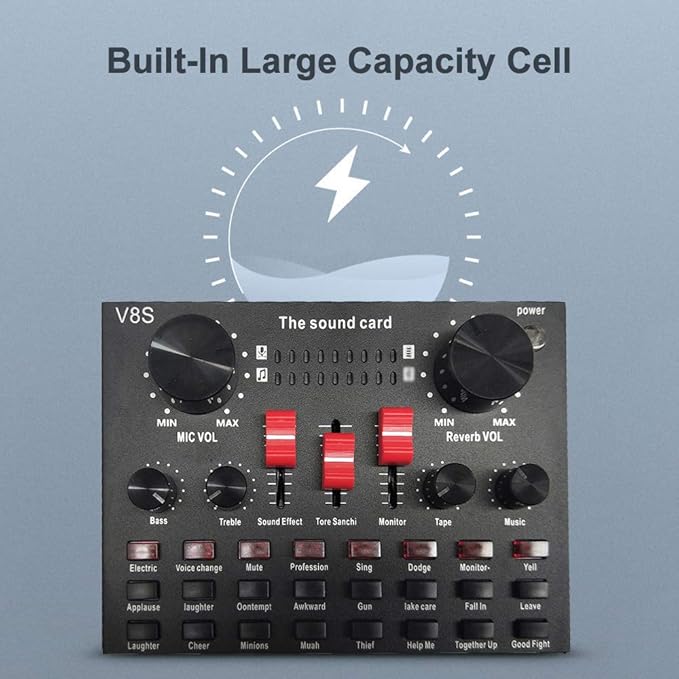 V8S Live Streaming Sound Adapter
