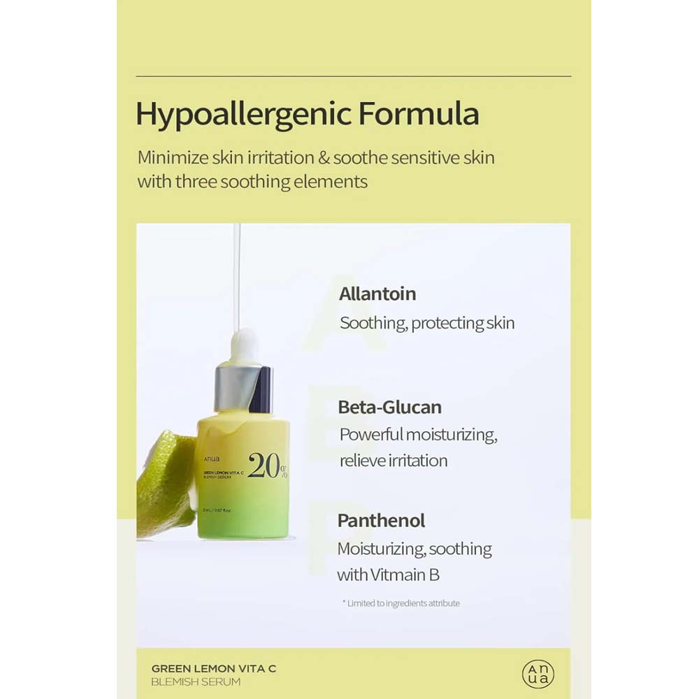 Anua Green Lemon Vitamin C Serum