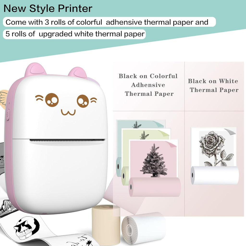 Portable Mini Sticker Printer