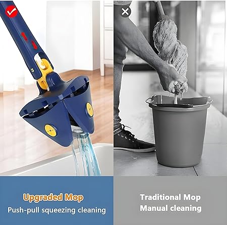 Rotatable Adjustable Triangle Cleaning Mop