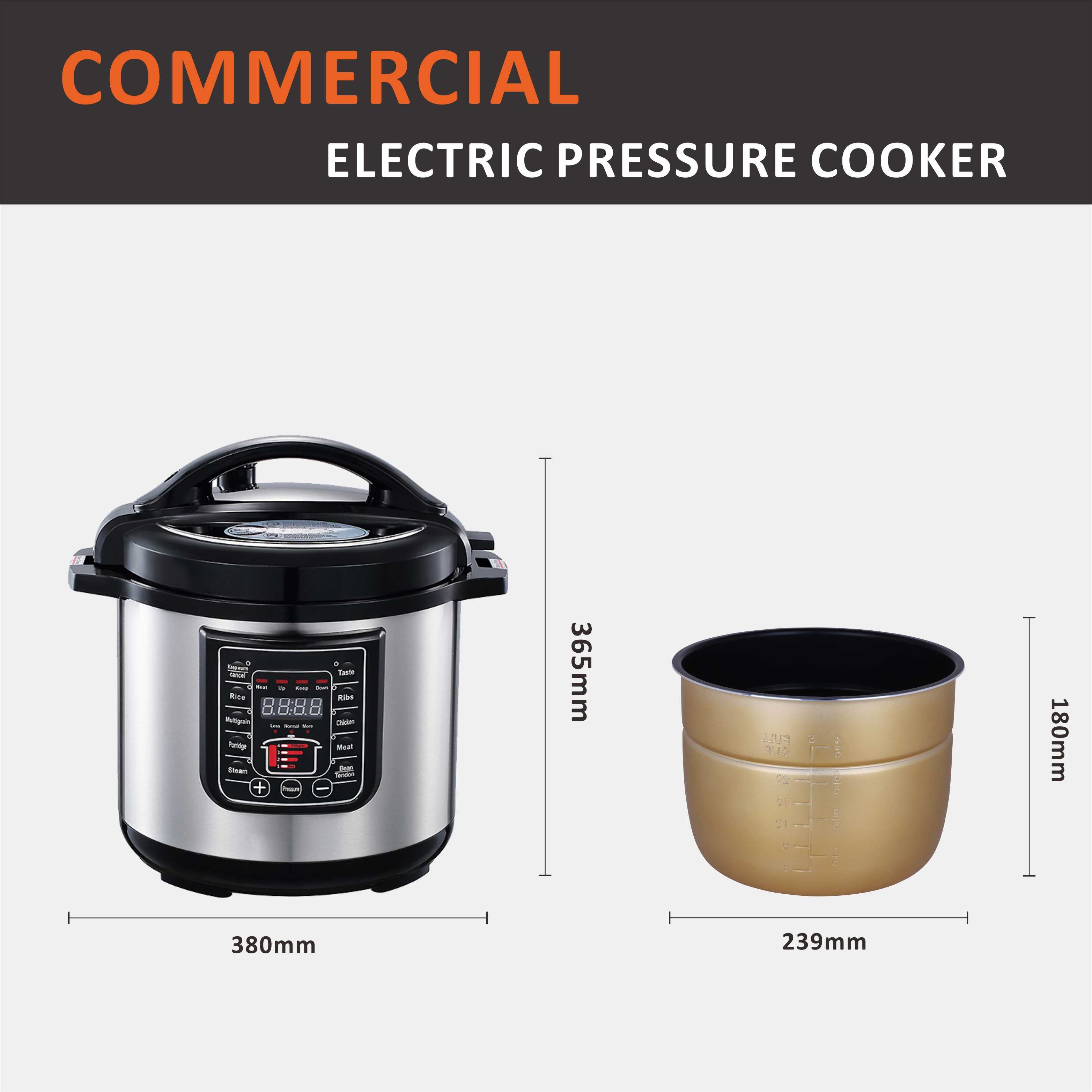 6L Smart Digital Pressure Cooker - Non-Stick