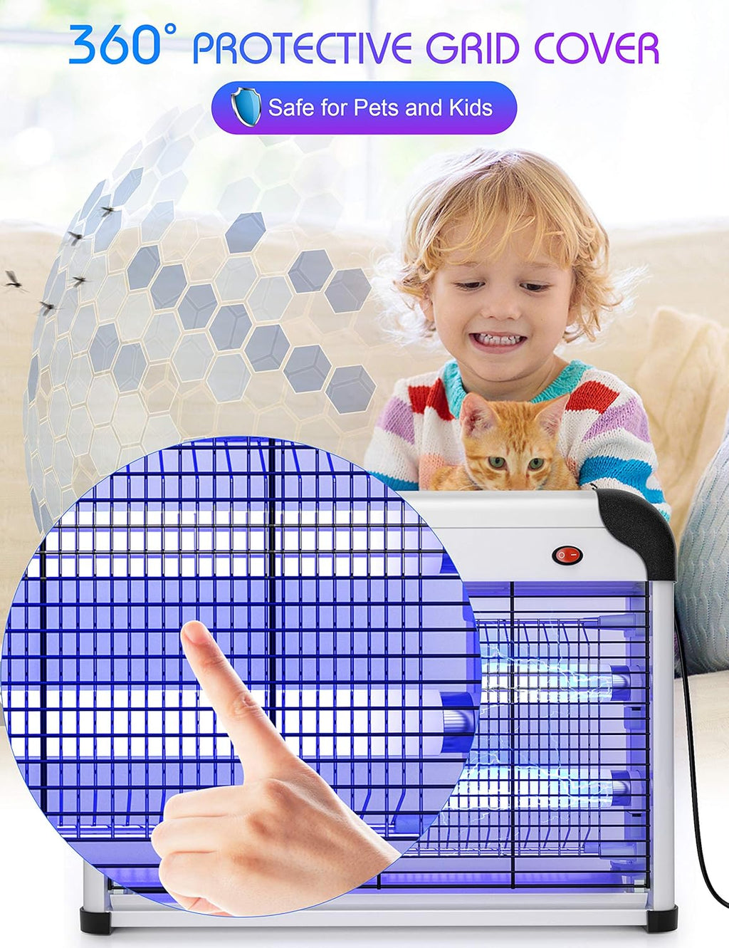 Electric Bug Zapper 20W UV Mosquito Killer