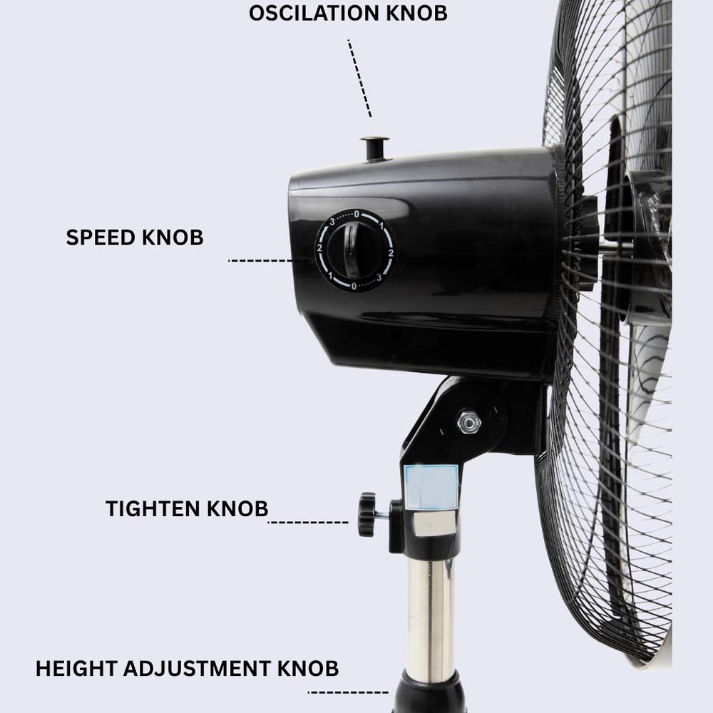 MSFV-1820 18" Luxury Stand Fan