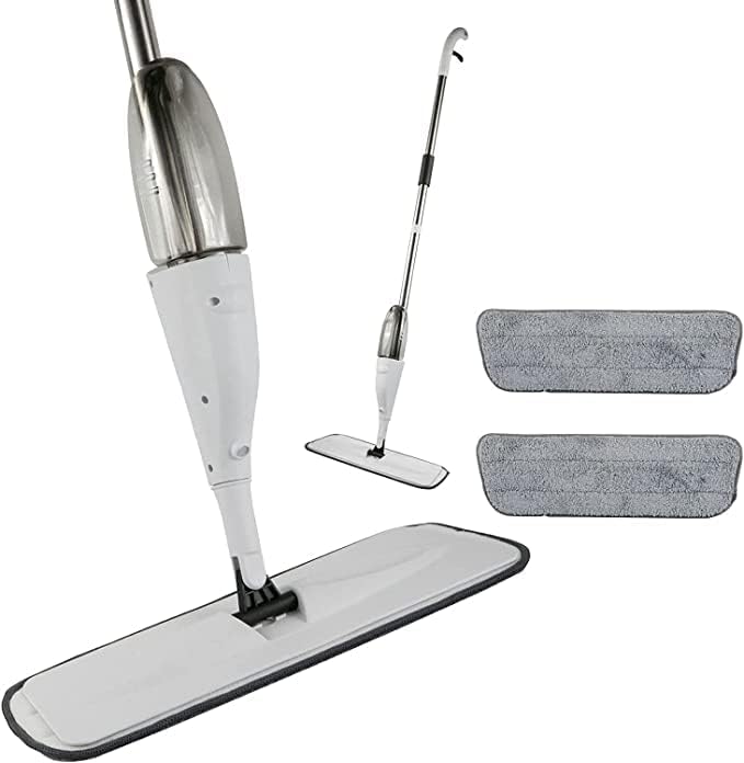 Microfiber Spray Mop 360° Spin, Wet & Dry