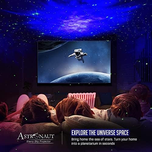 Astronaut Galaxy Star Projector Night Light
