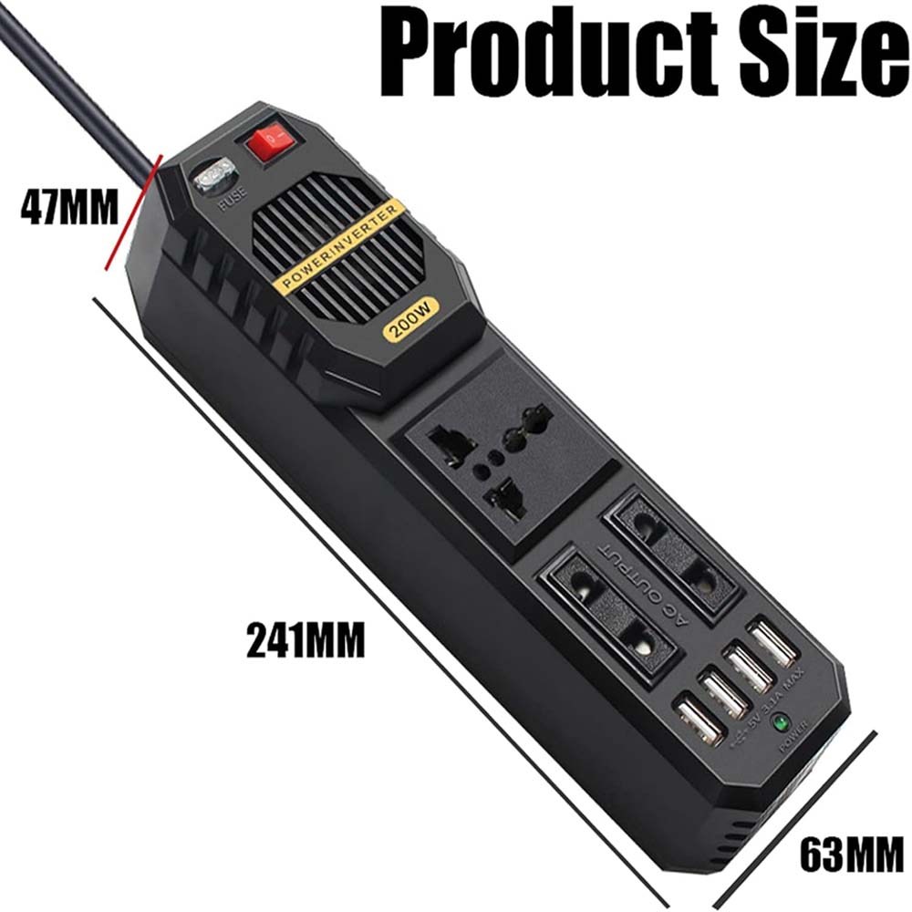 200W Car Power Inverter