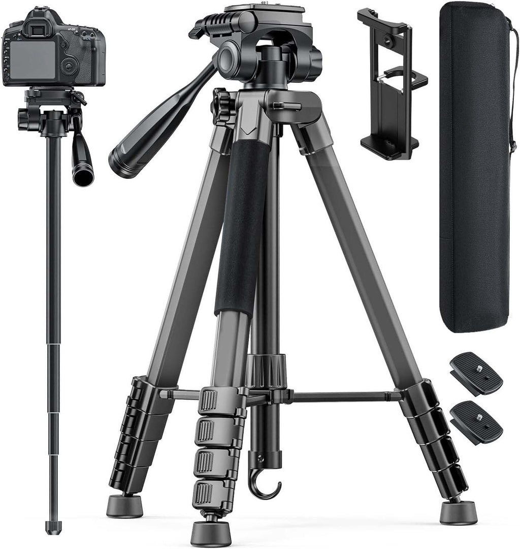 2-in-1 Aluminum Camera Tripod