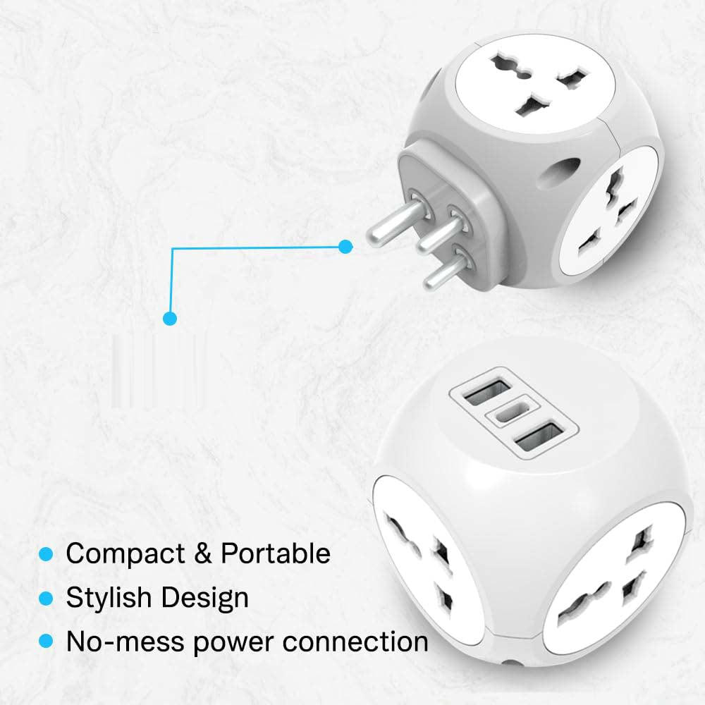 7-in-1 Multi Plug Extension Adapter