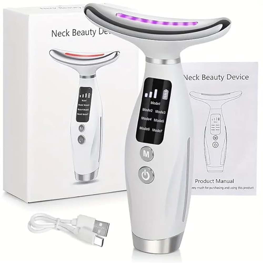 7-Colour LED Light Therapy Facial Massager