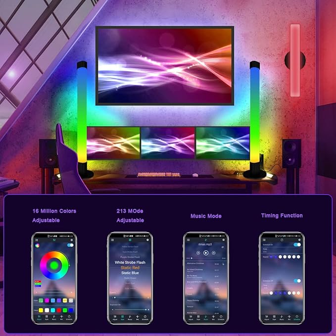 Smart LED Light Bar RGB Lights