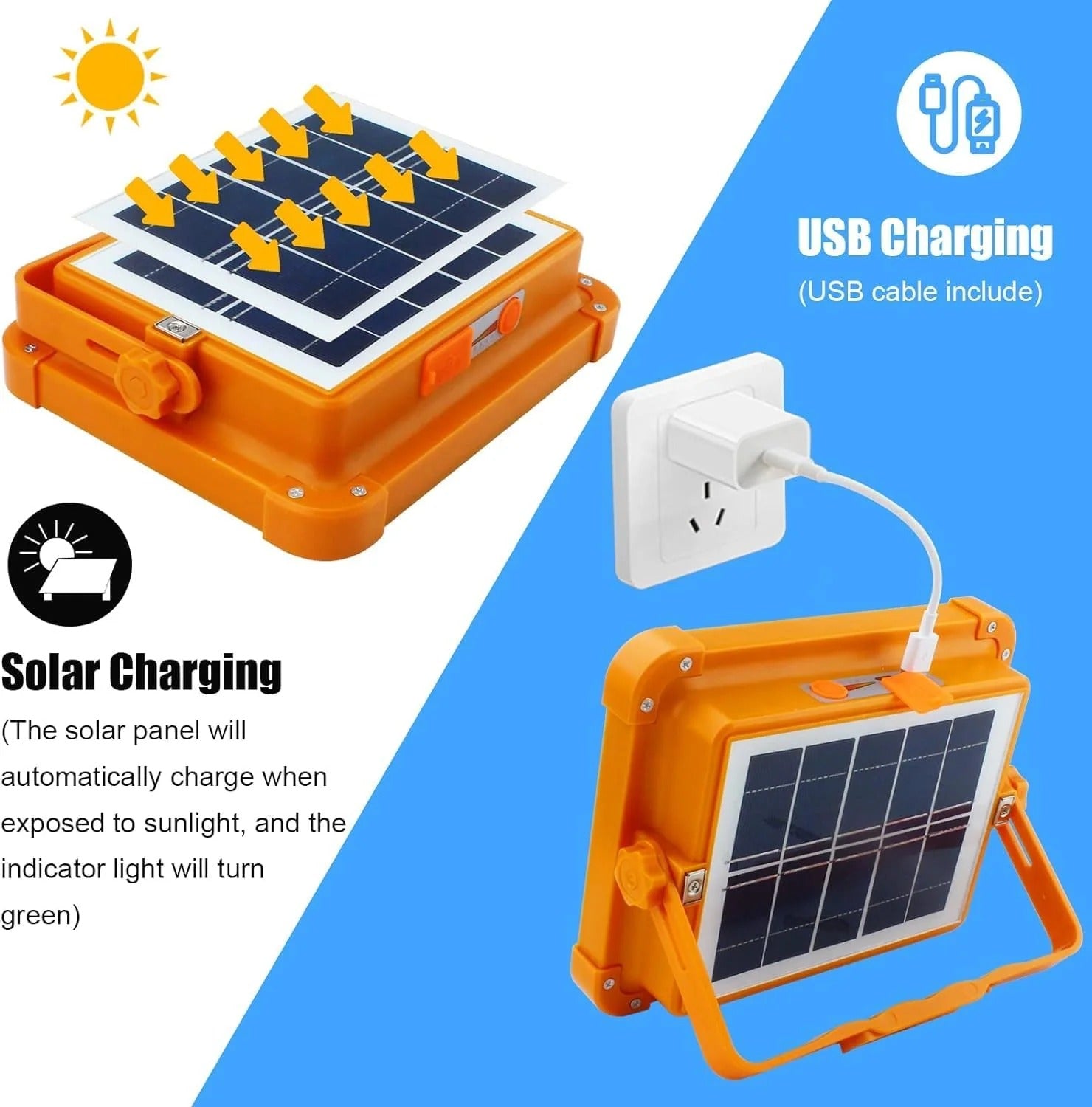 Rechargeable Solar LED Light - 4 Lighting